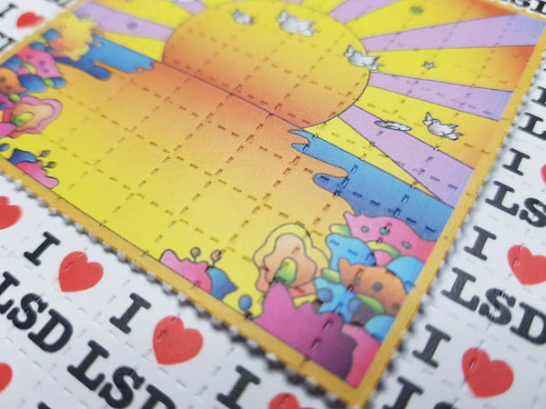 California Sunshine Mini Blotter Art - Blotter Store
