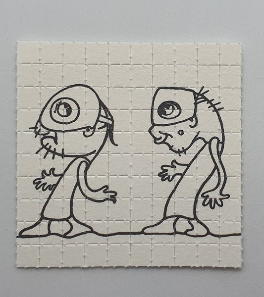 Double Trouble Mini Blotter Art - Blotter Store