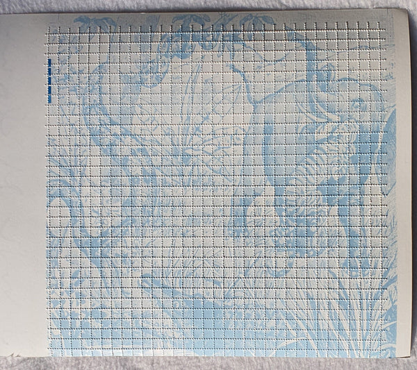 Elephants By Mark McCloud Signed Vintage Blotter Art - Blotter Store