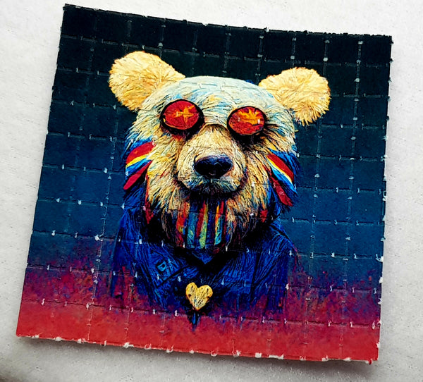 Grateful Dead Bear Mini Blotter Art - Blotter Store