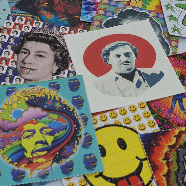 Randomly Selected Mini Blotter Art Sheets - Blotter Store