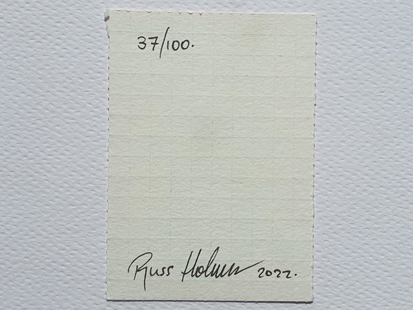 Scooby-Doo Blotter Art by Russ Holmes Signed / Numbered - Blotter Store