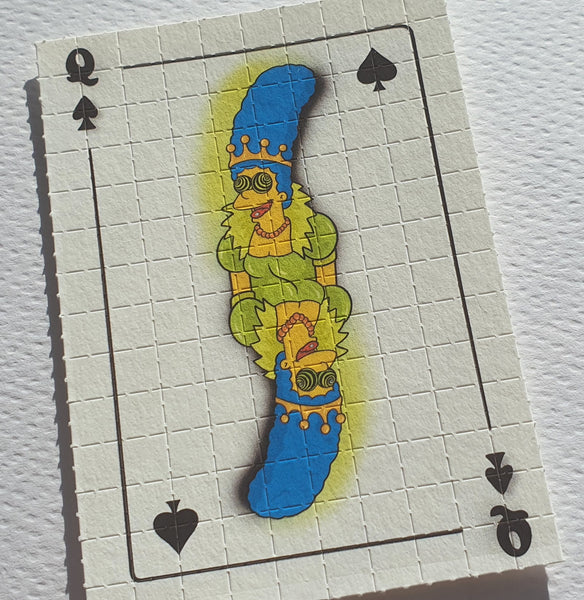 Simpsons Royal Flush Blotter Art Full Set #25/25 - Blotter Store