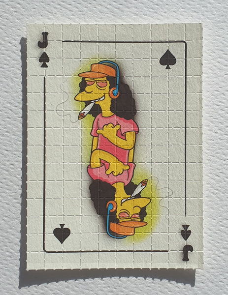 Simpsons Royal Flush Blotter Art Full Set #25/25 - Blotter Store