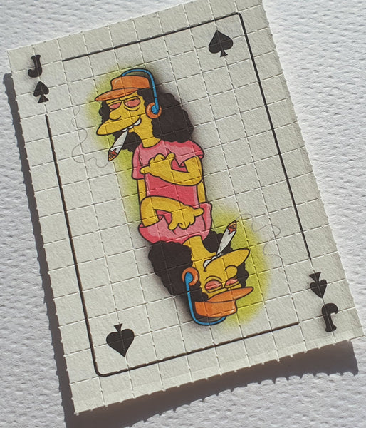 Simpsons Royal Flush Blotter Art Full Set #25/25 - Blotter Store