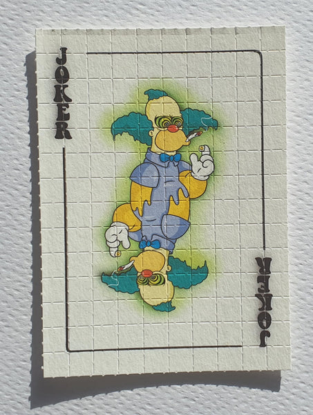 Simpsons Royal Flush Blotter Art Full Set #25/25 - Blotter Store