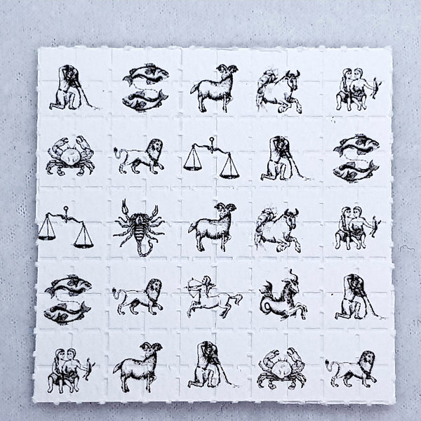 Star Signs Mini Blotter Art - Blotter Store