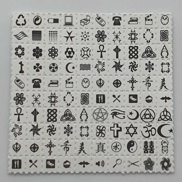 Symbols Mini Blotter Art - Blotter Store