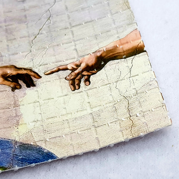 The Creation of Adam Mini Blotter Art - Blotter Store