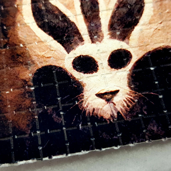 White Rabbit Myth Mini Blotter Art - Blotter Store