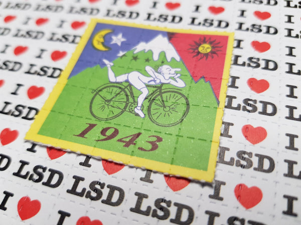 Bicycle Day 5x5 (25 tab sheet) - Blotter Store