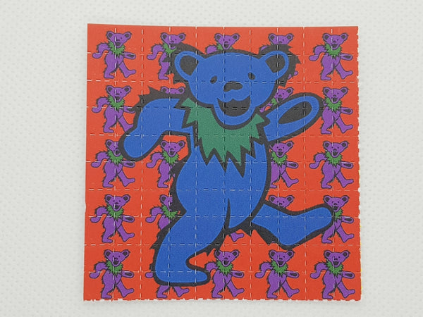 Grateful Dead Bears Mixed 100 Tab Sheet - 5 Different Colors - Blotter Store