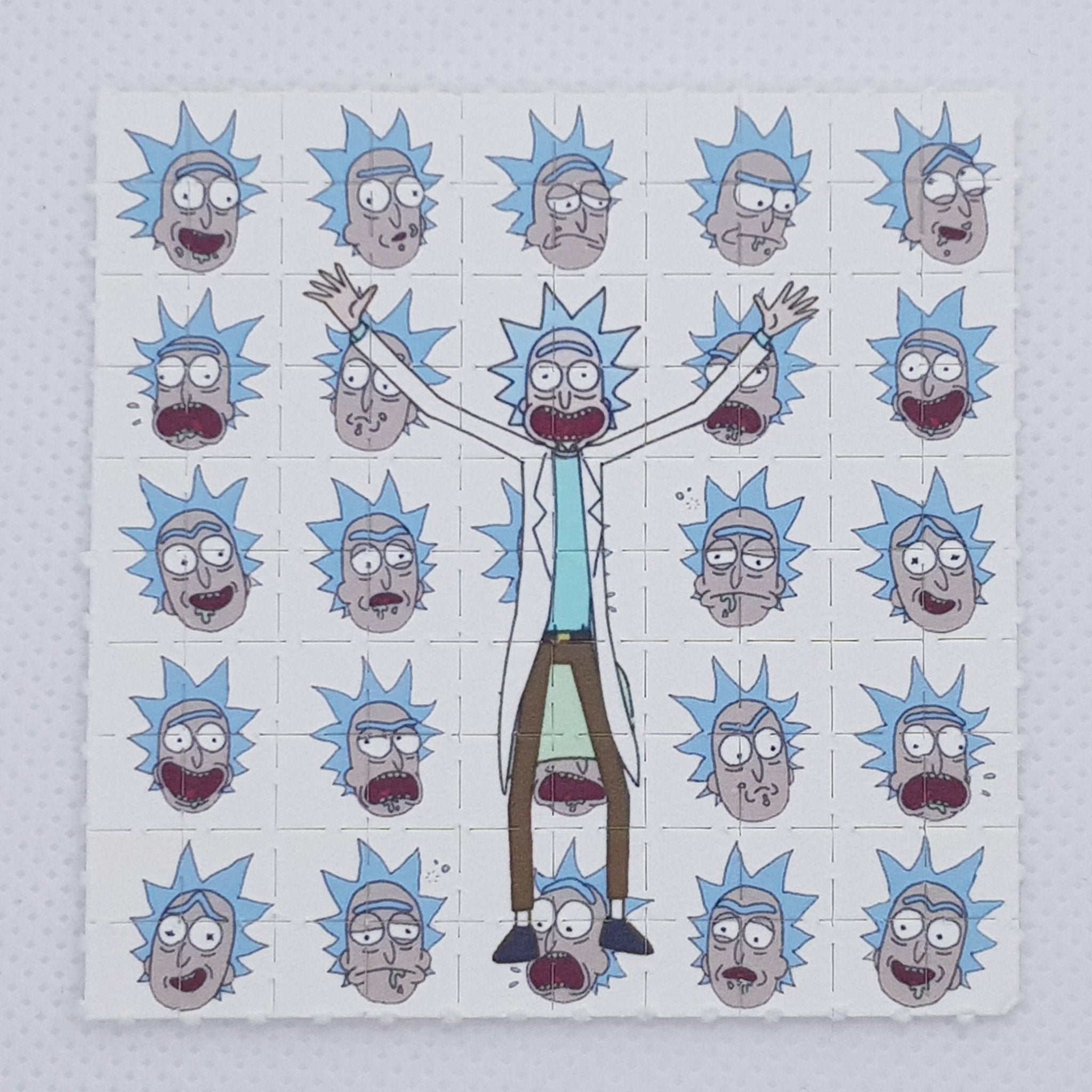 Rick & Morty Blotter Art - Rick - Blotter Store