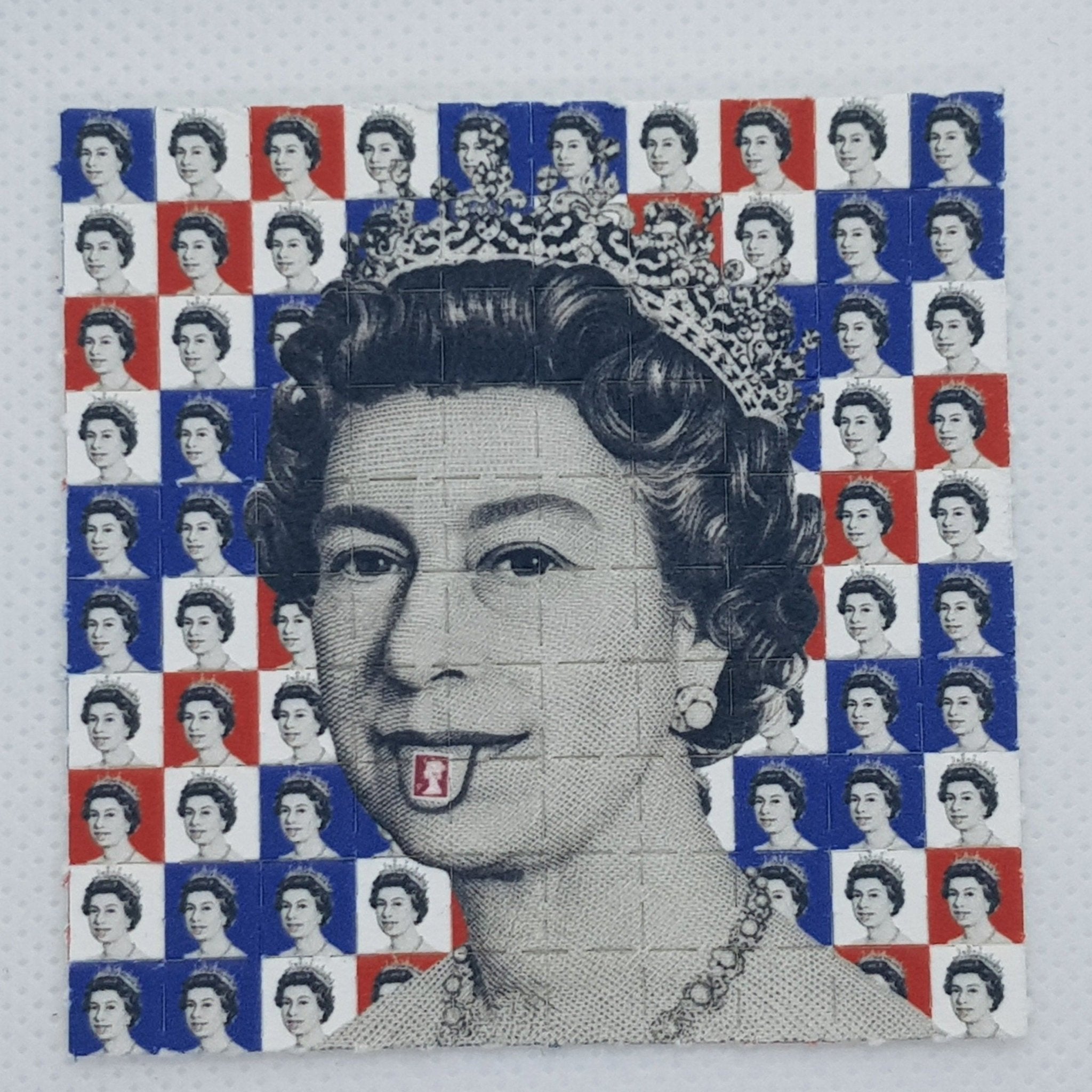 Queen Elizabeth Blotter Art - Blotter Store