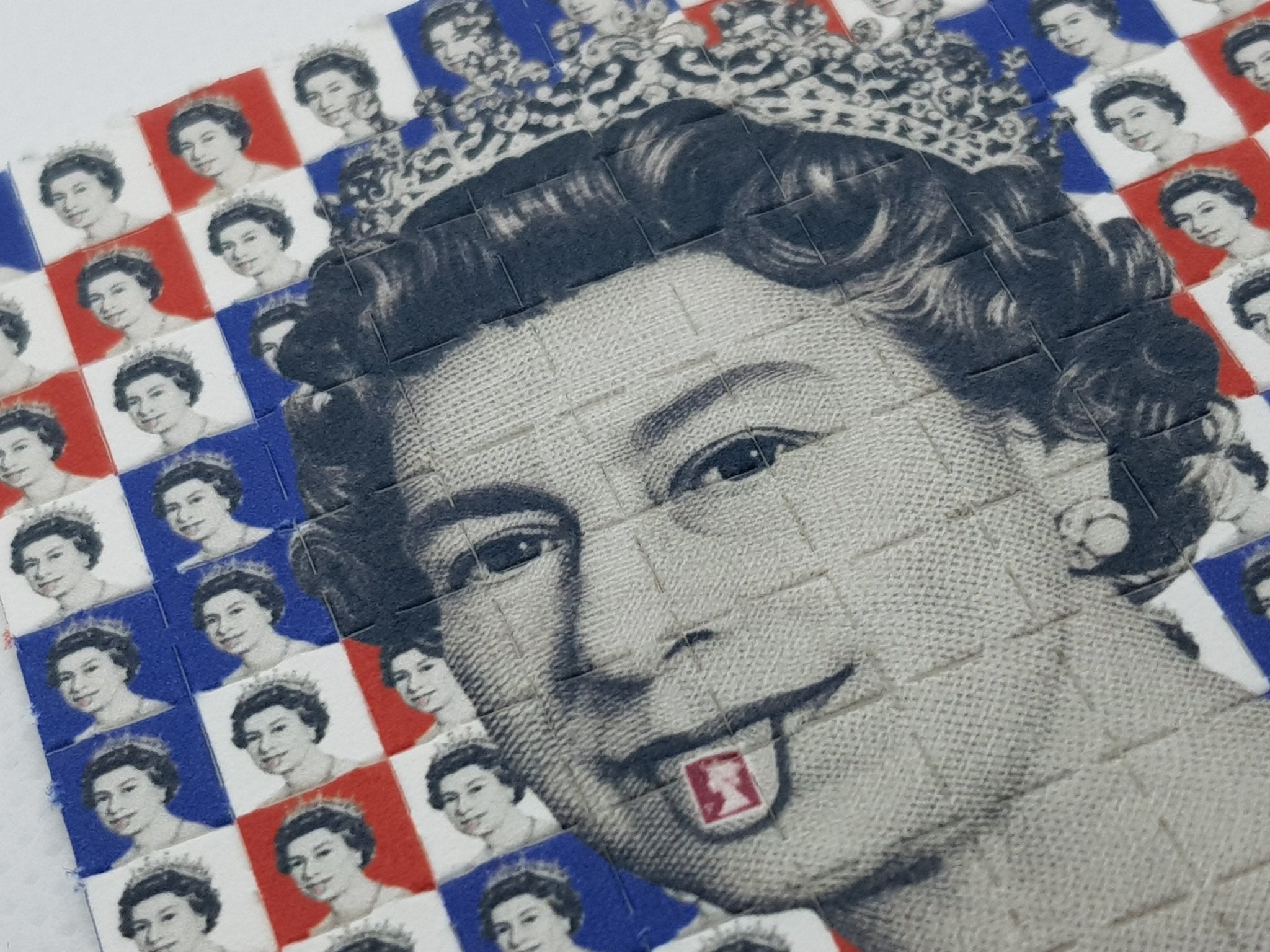 Queen Elizabeth Blotter Art - Blotter Store