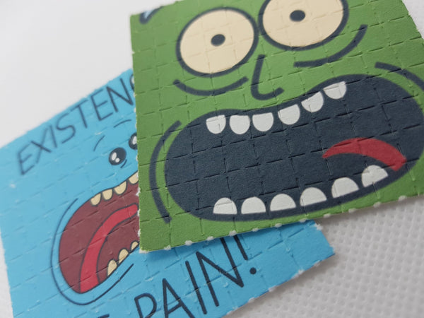 Rick & Morty Blotter Art Set of 2 - Blotter Store