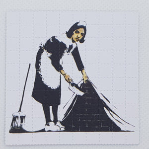 Banksy The Maid Blotter Art - Blotter Store