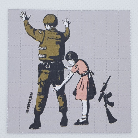 Banksy Soldier Blotter Art - Blotter Store