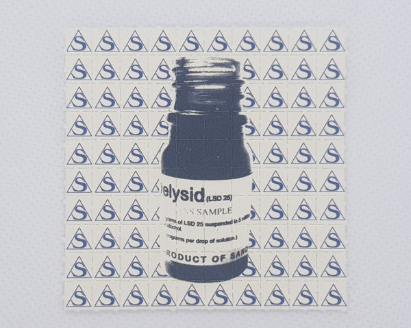 Sandoz LSD Vial Blotter Art - Blotter Store