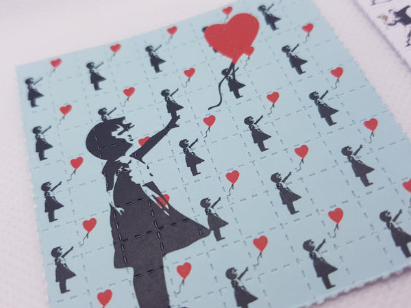 Banksy Blotter Art Set of 5 - Blotter Store