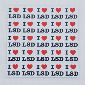 I Love LSD Blotter Art - Blotter Store