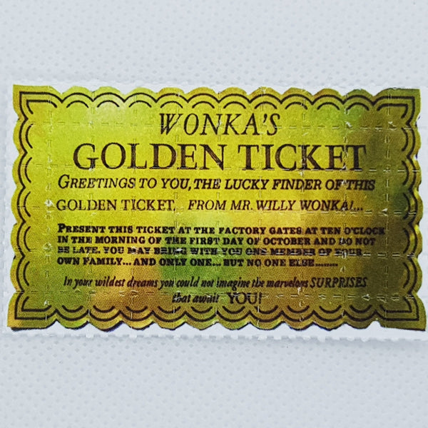 Golden Ticket 60 Tab LSD Blotter Art Sheet - Blotter Store