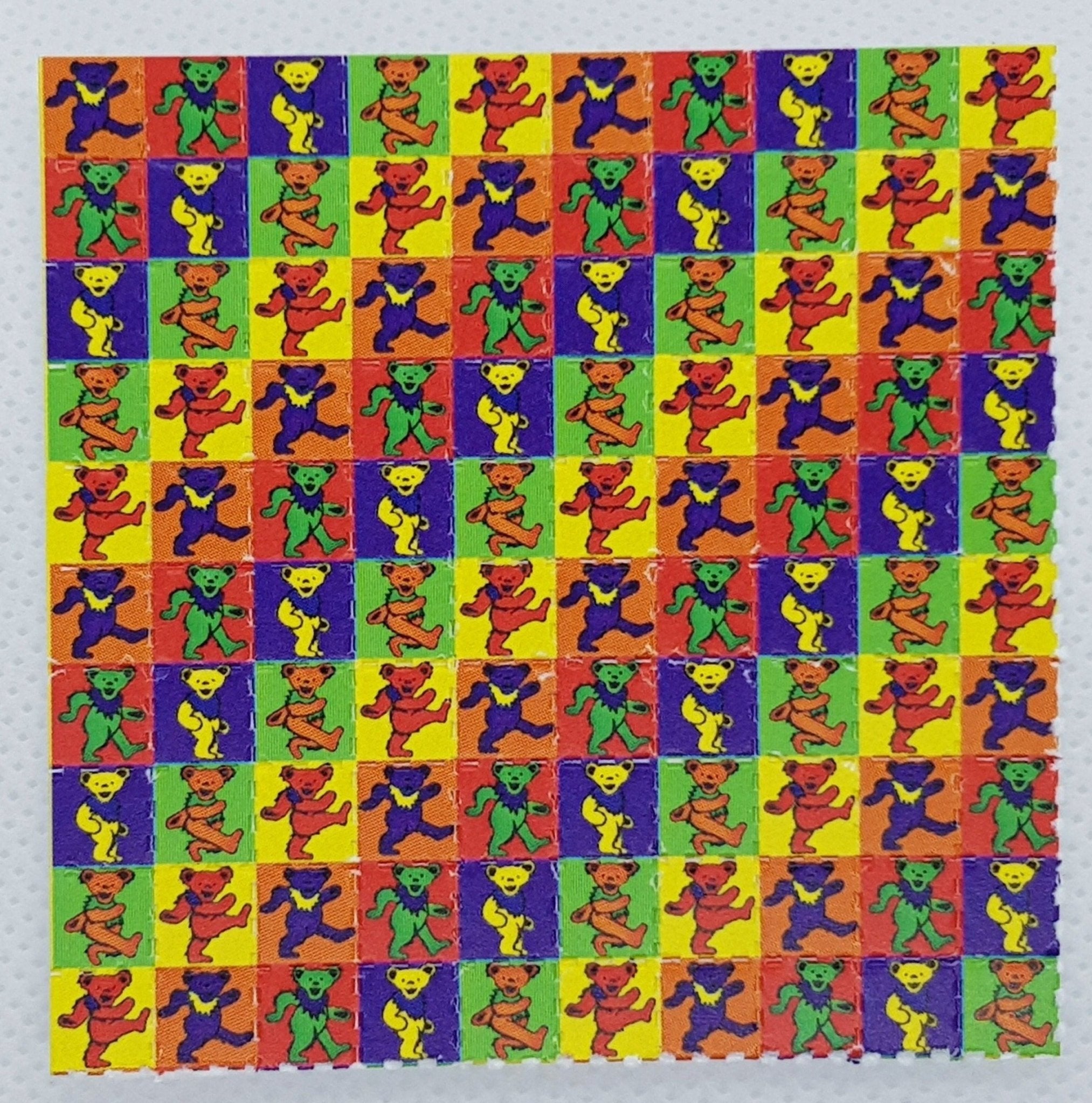 Grateful Dead Bear LSD Blotter Art - Blotter Store