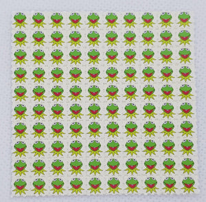 Kermit the Frog LSD Blotter Art Sheet - Blotter Store