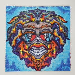 Hippy Trippy Face Blotter Art - Blotter Store