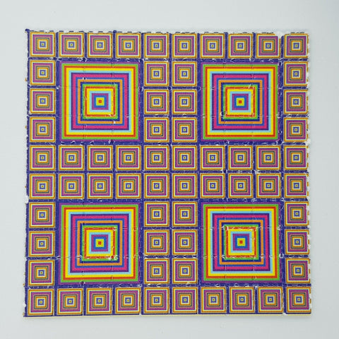 Trippy Squares Blotter Art - Blotter Store