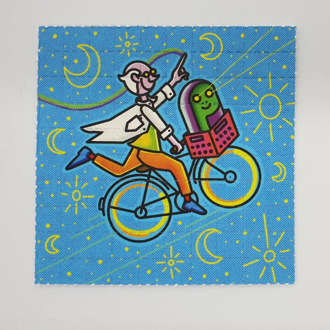 ET Bike Ride Blotter Art - Blotter Store