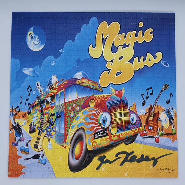 Magic Bus Blotter Art Signed by Zane Kesey - Blotter Store