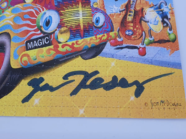 Magic Bus Blotter Art Signed by Zane Kesey - Blotter Store