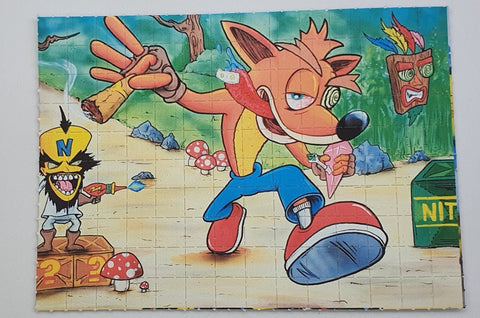 Crash Bandicoot by Russ Holmes - Blotter Store