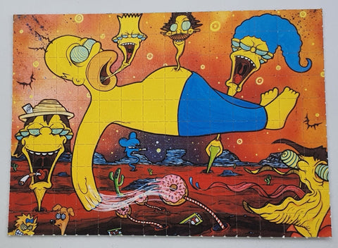 Simpsons Blotter Art by Russ Holmes - Blotter Store