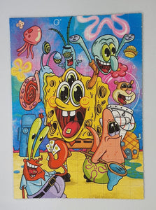 SpongeBob Blotter Art by Russ Holmes - Blotter Store