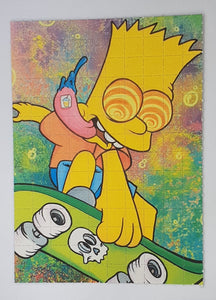 Bart Simpson Blotter Art by Russ Holmes - Blotter Store