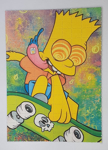 Bart Simpson Blotter Art by Russ Holmes - Blotter Store