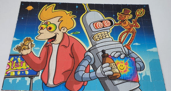 Futurama Blotter Art by Russ Holmes - Blotter Store