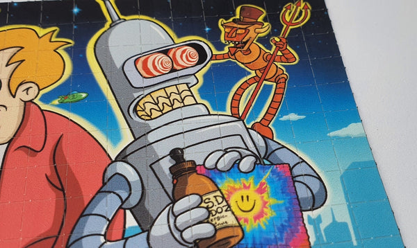 Futurama Blotter Art by Russ Holmes - Blotter Store