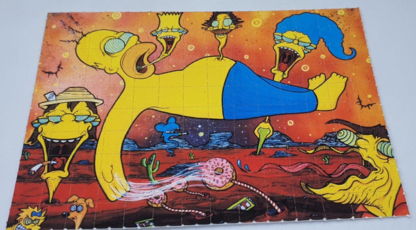 Simpsons Blotter Art by Russ Holmes - Blotter Store