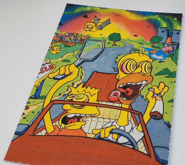 Simpsons Fear & Loathing Blotter Art by Russ Holmes - Blotter Store