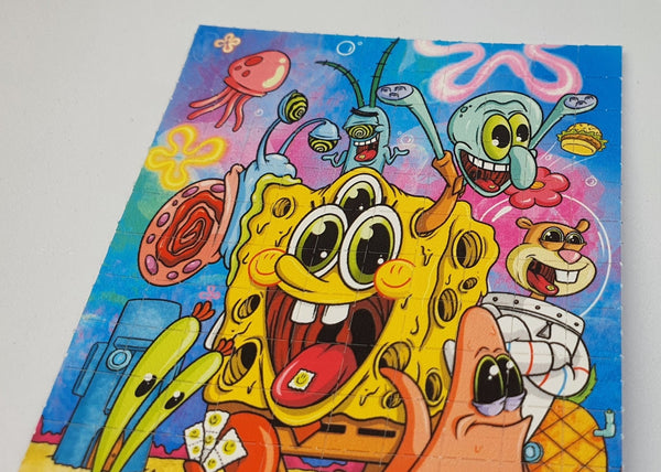 SpongeBob Blotter Art by Russ Holmes - Blotter Store