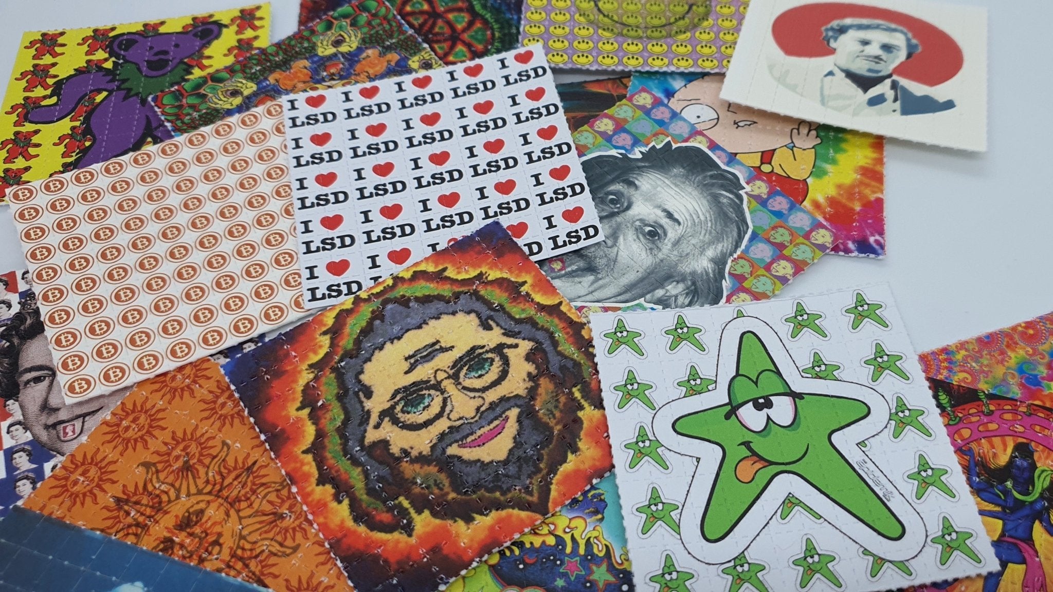 Randomly Selected Blotter Art Sheets - Blotter Store