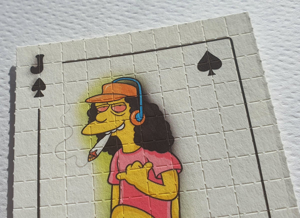 Simpsons Royal Flush Blotter Art Full Set #25/25 - Blotter Store