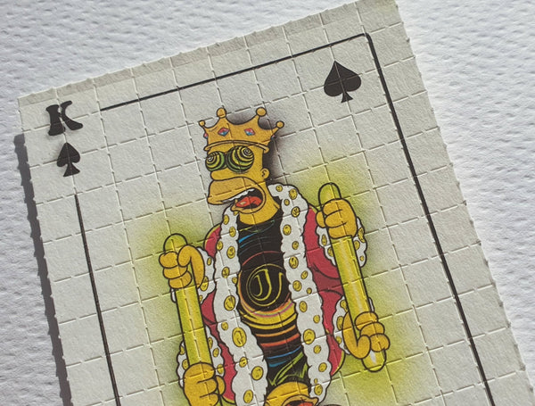 Simpsons Royal Flush Blotter Art Full Set #25/25 - Blotter Store