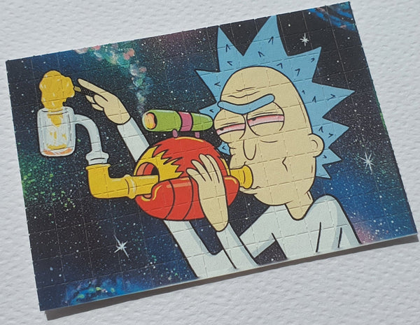 Rick Sanchez Blotter Art by Russ Holmes Signed / Numbered - Blotter Store