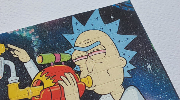 Rick Sanchez Blotter Art by Russ Holmes Signed / Numbered - Blotter Store