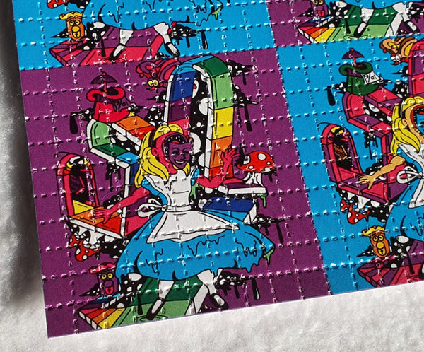 Alice Blotter Art by Chris Crisis Signed & Numbered #9 of 100 - Blotter Store