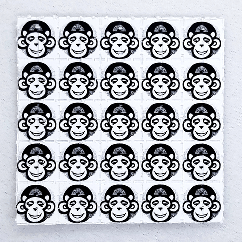 Monkey Face Blotter Art - Blotter Store